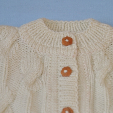 Babyjacke HANNA gestrickt Gr. ca  68
