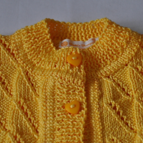 Gestrickte Jacke LEA Baby, Kind - Gr. ca 74/80