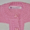 Kinderjacke ALINA gestrickt Gr. ca 74 - 80