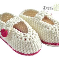 Babyschuhe gehäkelt Gr. ca 14