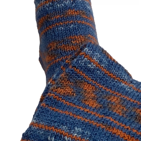 Gestricke Socken POLAR NIGHT COLOR VARDO - Gr.ca 36/37