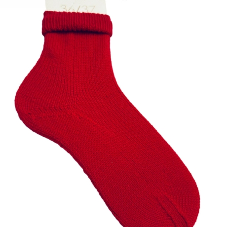 Gestrickte Socken aus Kaschmir, Gr.ca 36/37