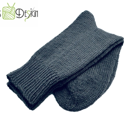 Gestrickte Socken aus Kaschmir, Gr. 38/39 und 40/41