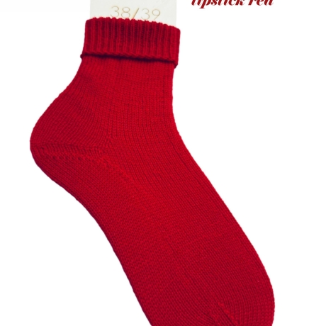 Gestrickte Socken aus Kaschmir, Gr.ca 38/39