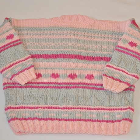 Kinderjacke HELEN gestrickt Gr. ca 74