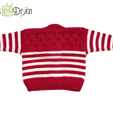 Gestrickte Jacke LINA  Baby, Kind - Gr. ca 62