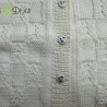Gestrickte Jacke AMY Baby,Kind-Gr.68/74 mit Mütze