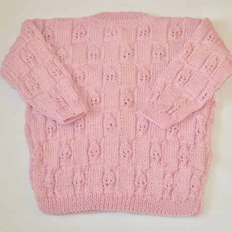 Babyjacke MARIA gestrickt Gr. ca 68 - 74