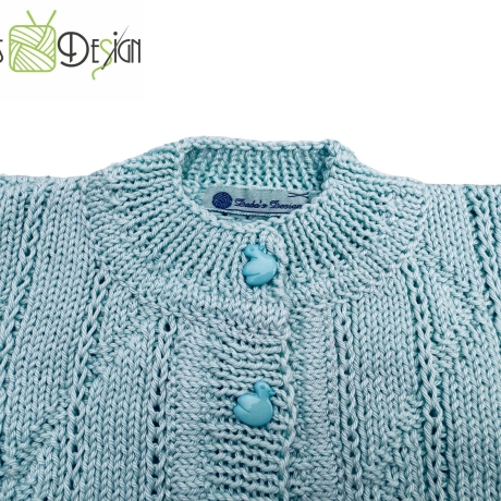 Gestrickte Jacke JULES Baby,Kind - Gr.ca 68 / 74