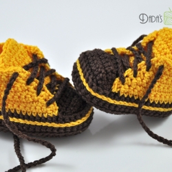 Babyschuhe/Babychucks gehäkelt Gr. ca 15