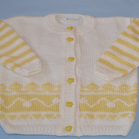 Kinderjacke TANJA gestrickt Gr. ca 86