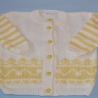 Kinderjacke TANJA gestrickt Gr. ca 86