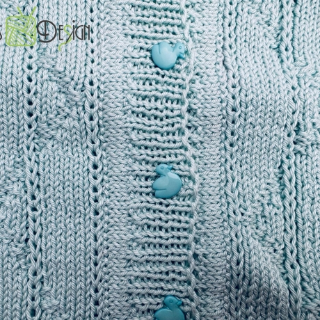 Gestrickte Jacke JULES Baby,Kind - Gr.ca 68 / 74