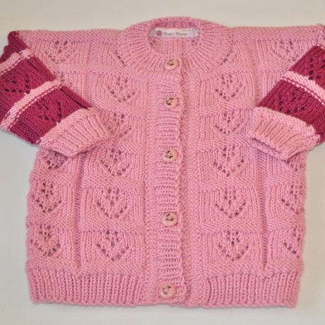 Kinderjacke ELISA gestrickt Gr. ca 74