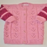 Kinderjacke ELISA gestrickt Gr. ca 74