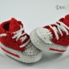 Babyschuhe/Babychucks gehäkelt  Gr. ca 13-14