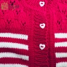 Gestrickte Jacke LINA  Baby, Kind - Gr. ca 62
