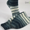 Gestrickte Socken ACTIVE schwarz-weiß - Gr.36/37