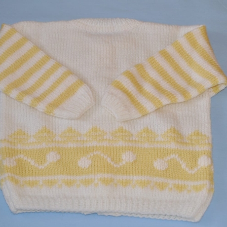 Kinderjacke TANJA gestrickt Gr. ca 86