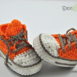 Babyschuhe/Babychucks gehäkelt  Gr. ca 13-14