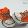 Babyschuhe/Babychucks gehäkelt  Gr. ca 13-14