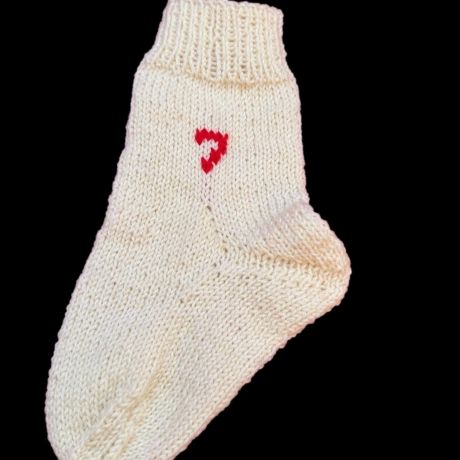 Adventskalender/Adventskalenderset - gestrickte Socken mit Zahlen