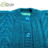 Gestrickte Jacke LEON Baby, Kind-Gr.ca 68 / 74