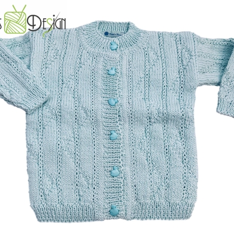 Gestrickte Jacke JULES Baby,Kind - Gr.ca 68 / 74