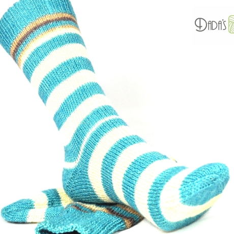 Gestricke Socken PAIRFECT KORFU COLOR - Gr.ca 36/37