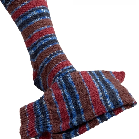 Gestricke Socken SPORT COLOR RUGBY - Gr. ca 42/43