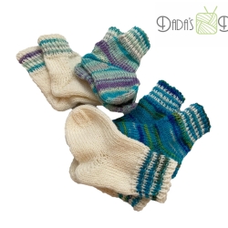 Gestrickte Babysocken - Gr. ca 17 /18