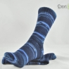 Gestrickte Socken REGIA DENIM ATLANTIS COLOR - Gr.ca 36/37