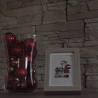 Kreuzstichbild Weihnachtsmann