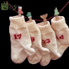 Adventskalender/Adventskalenderset - gestrickte Socken mit Zahlen