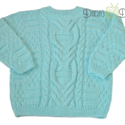 Pulli,Pullover LUKAS Baby,Kind gestrickt Gr.ca 80