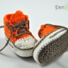 Babyschuhe/Babychucks gehäkelt  Gr. ca 13-14