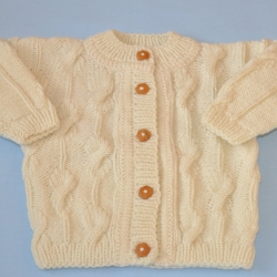 BabyjackeHanna gestrickt Gr. ca  68