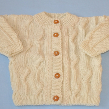 Babyjacke HANNA gestrickt Gr. ca  68