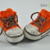 Babyschuhe/Babychucks gehäkelt  Gr. ca 13-14