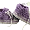 Babyschuhe/Babychucks gehäkelt Gr. ca 15