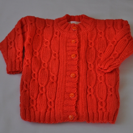 Gestrickte Jacke MIA Baby, Jacke - Gr. ca  74