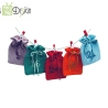 Adventskalender, Adventskalenderset Säckchen gehäkelt bunt