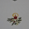 Tischläufer Weihnachten in grün, kreuzstich
