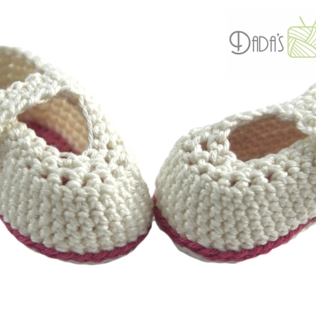Babyschuhe gehäkelt Gr. ca 14