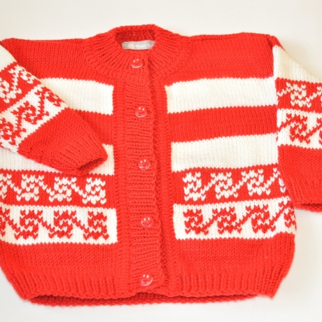 Gestrickte Jacke HANNAH Baby, Kind - Gr.ca 74