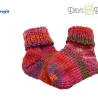 Babysocken gestrickt, Gr. ca 15 - verschiedene Farben