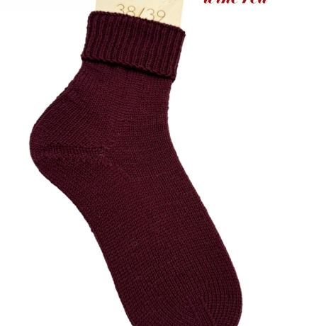 Gestrickte Socken aus Kaschmir, Gr.ca 38/39