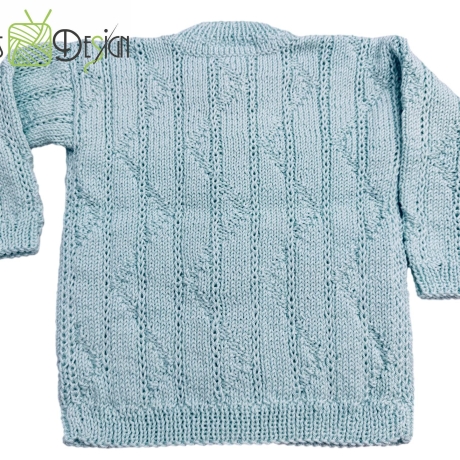 Gestrickte Jacke JULES Baby,Kind - Gr.ca 68 / 74