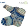 Gestrickte Babysocken - Gr. ca 17/18