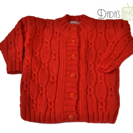 Gestrickte Jacke MIA Baby, Jacke - Gr. ca  74